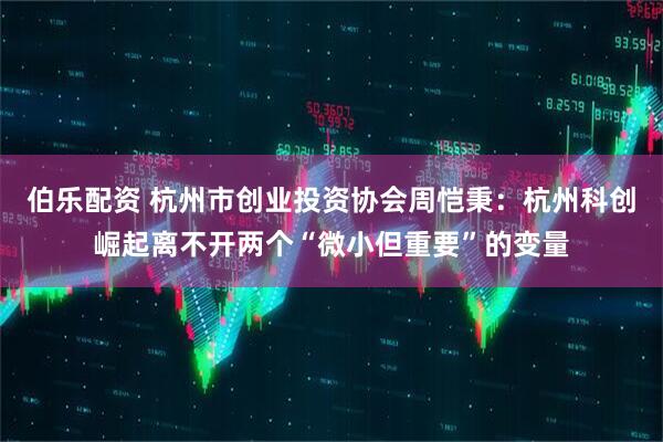 伯乐配资 杭州市创业投资协会周恺秉：杭州科创崛起离不开两个“微小但重要”的变量