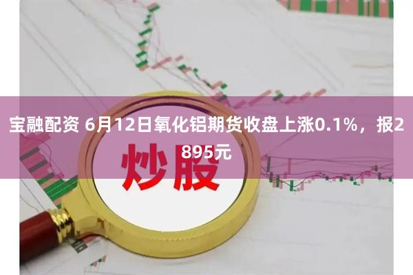 宝融配资 6月12日氧化铝期货收盘上涨0.1%，报2895元