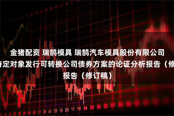 金猪配资 瑞鹄模具 瑞鹄汽车模具股份有限公司向不特定对象发行可转换公司债券方案的论证分析报告（修订稿）